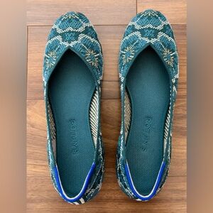 Rothy's Sea Moss Burst Flats